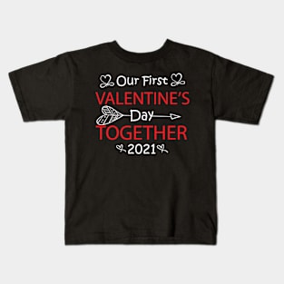 Our First Valentine's Day Together Kids T-Shirt